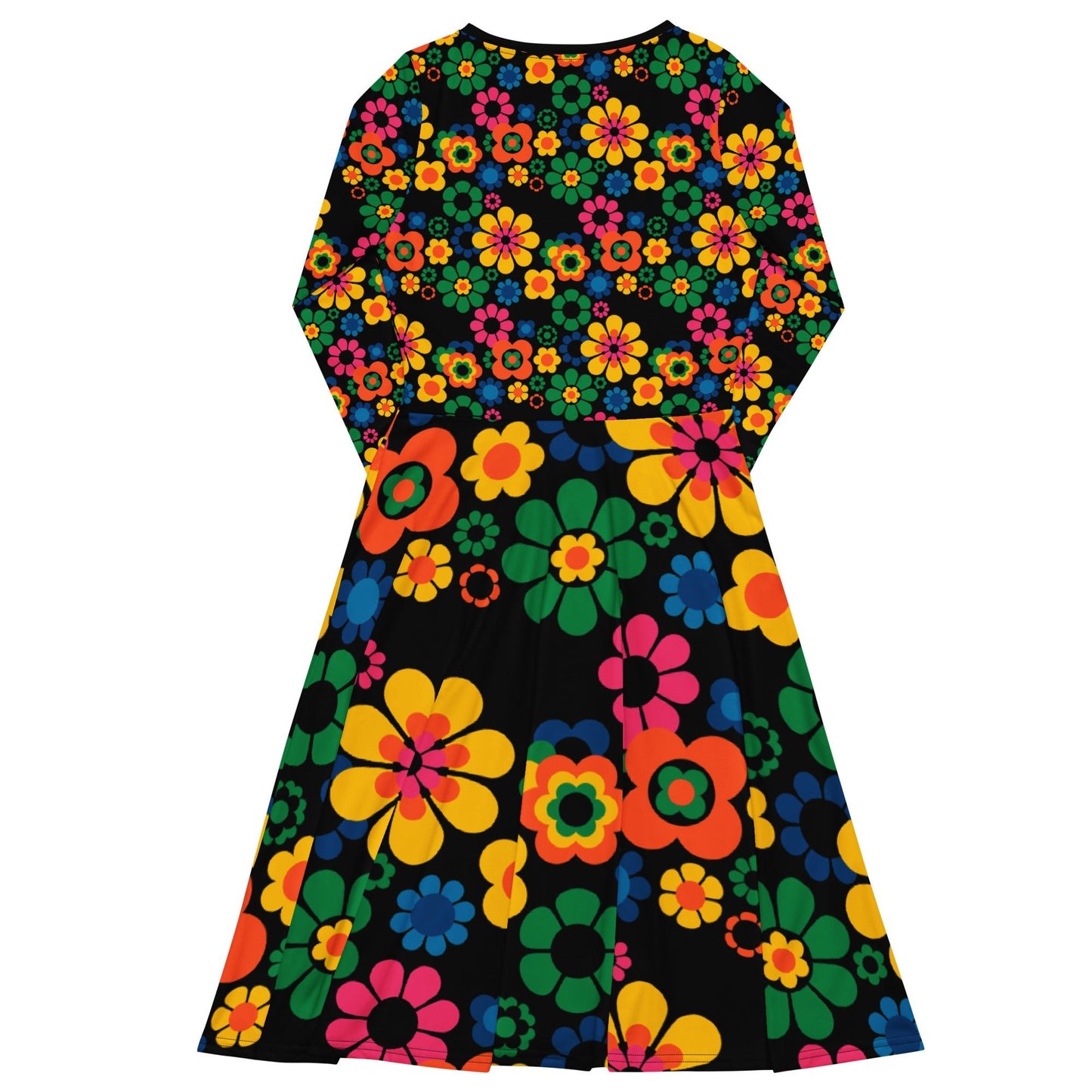 FLOW - POW joy - Midi Dress With Pockets - SHALMIAK