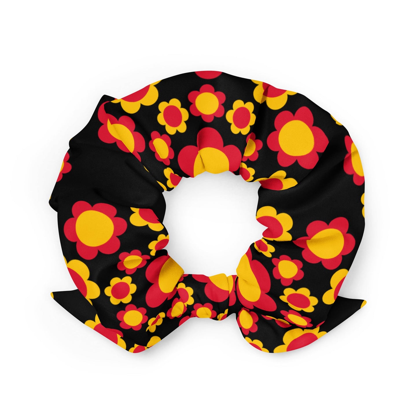 FLOWERSHOP red yellow - Scrunchie - SHALMIAK