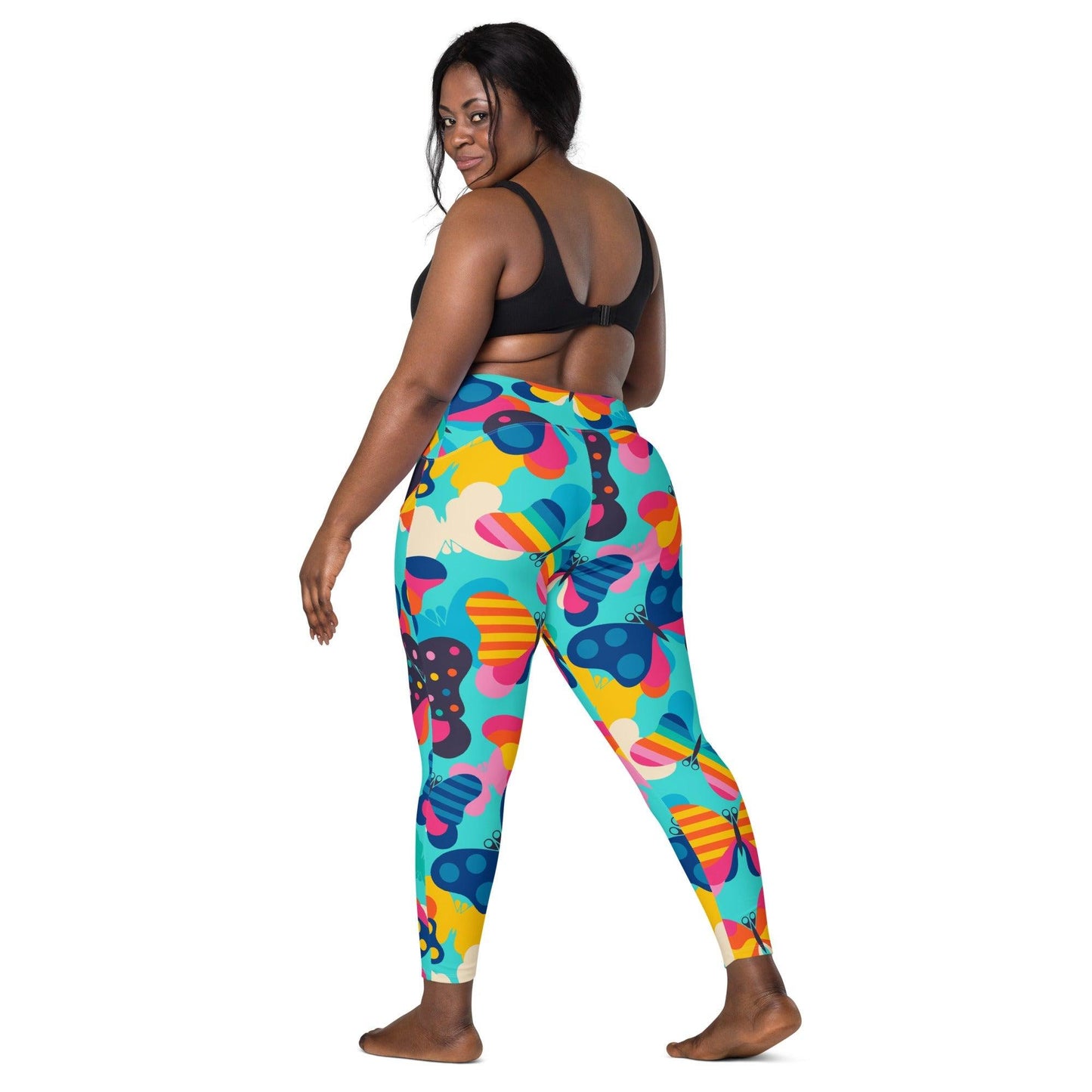 FLYRAVE turquoise - Leggings With Pockets - SHALMIAK