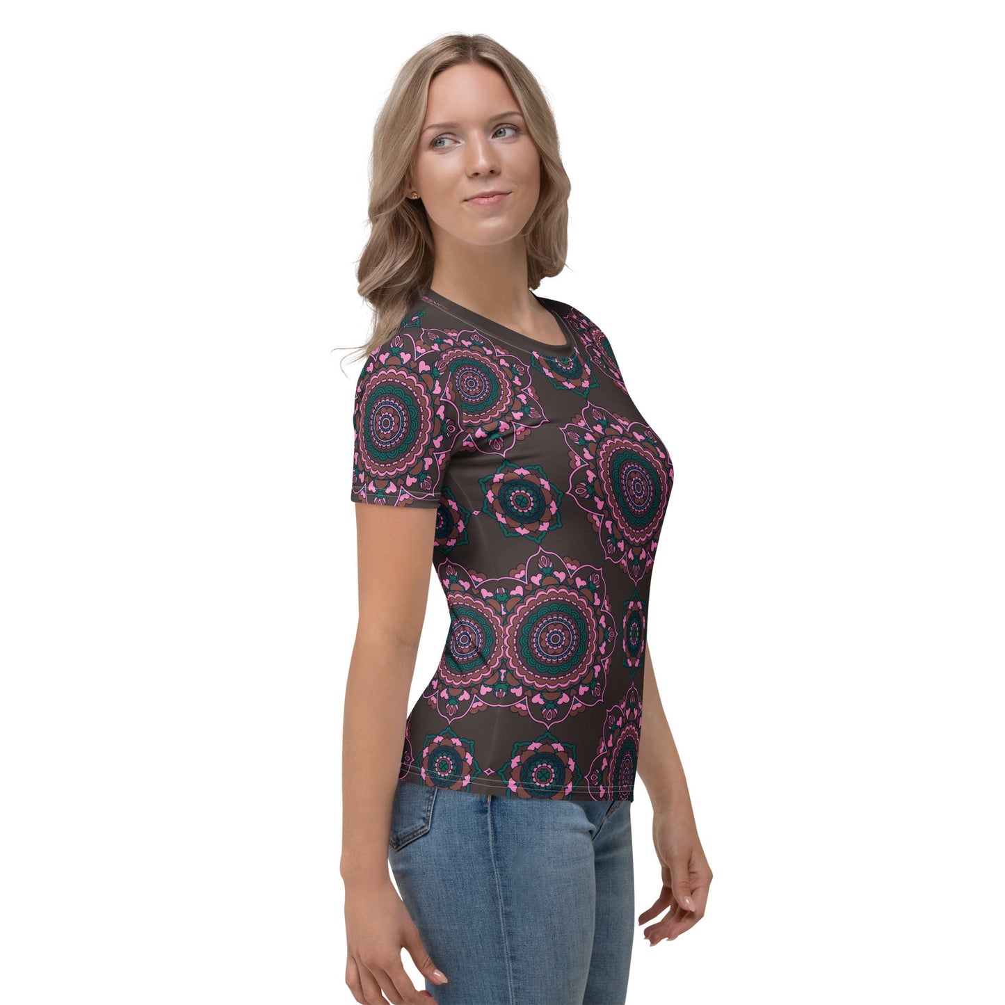 FOREVERMORE pink brown - Woman's T-Shirt - SHALMIAK