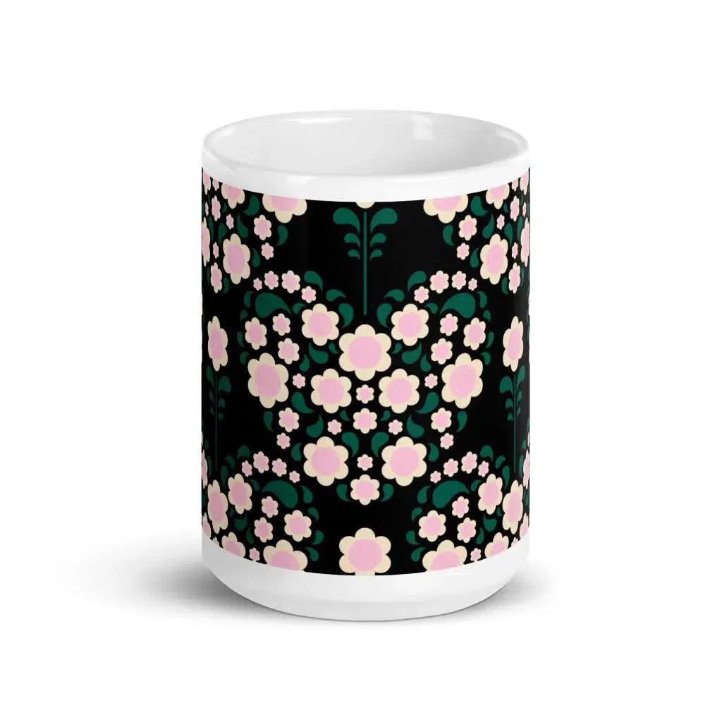 HEARTBEAT pink black - Mug - SHALMIAK
