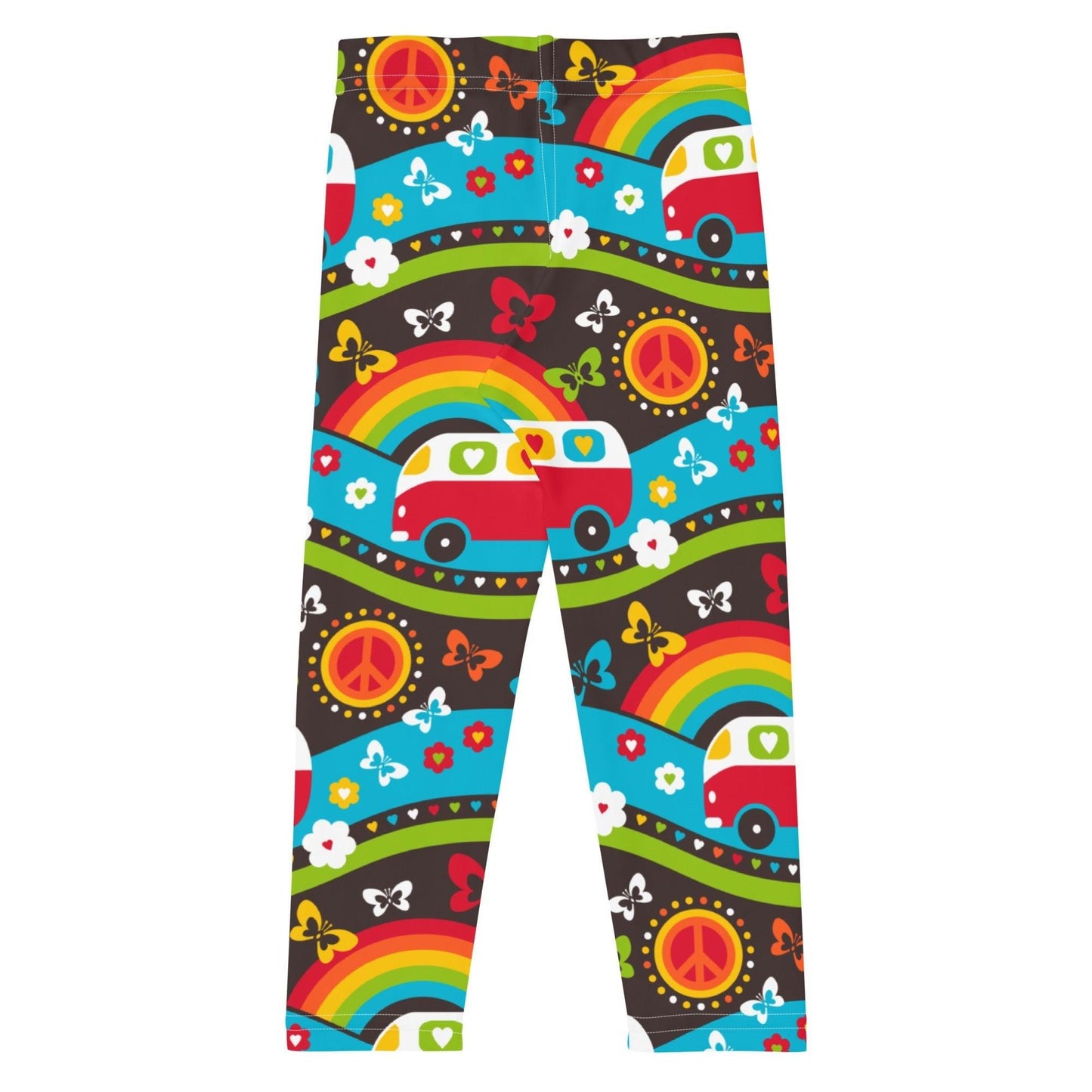 HIPPIE DAY rainbow - 2 - Kids' Leggings - SHALMIAK