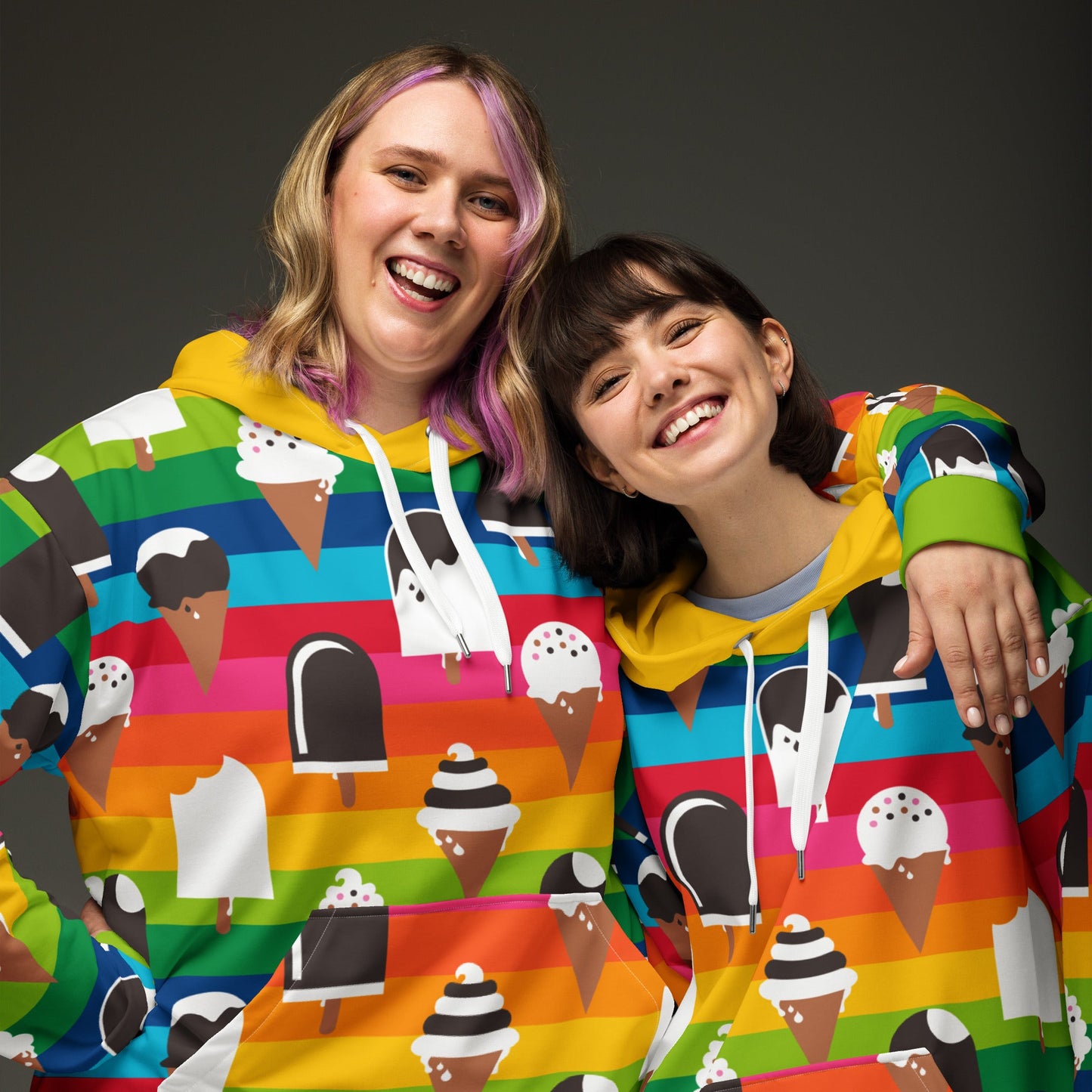 JÄDE rainbow - Hoodie - SHALMIAK