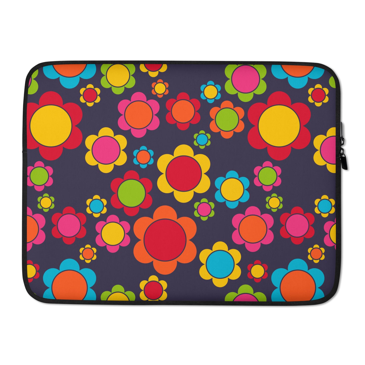 Laptop Sleeve - FLORA PEACE darkblue
