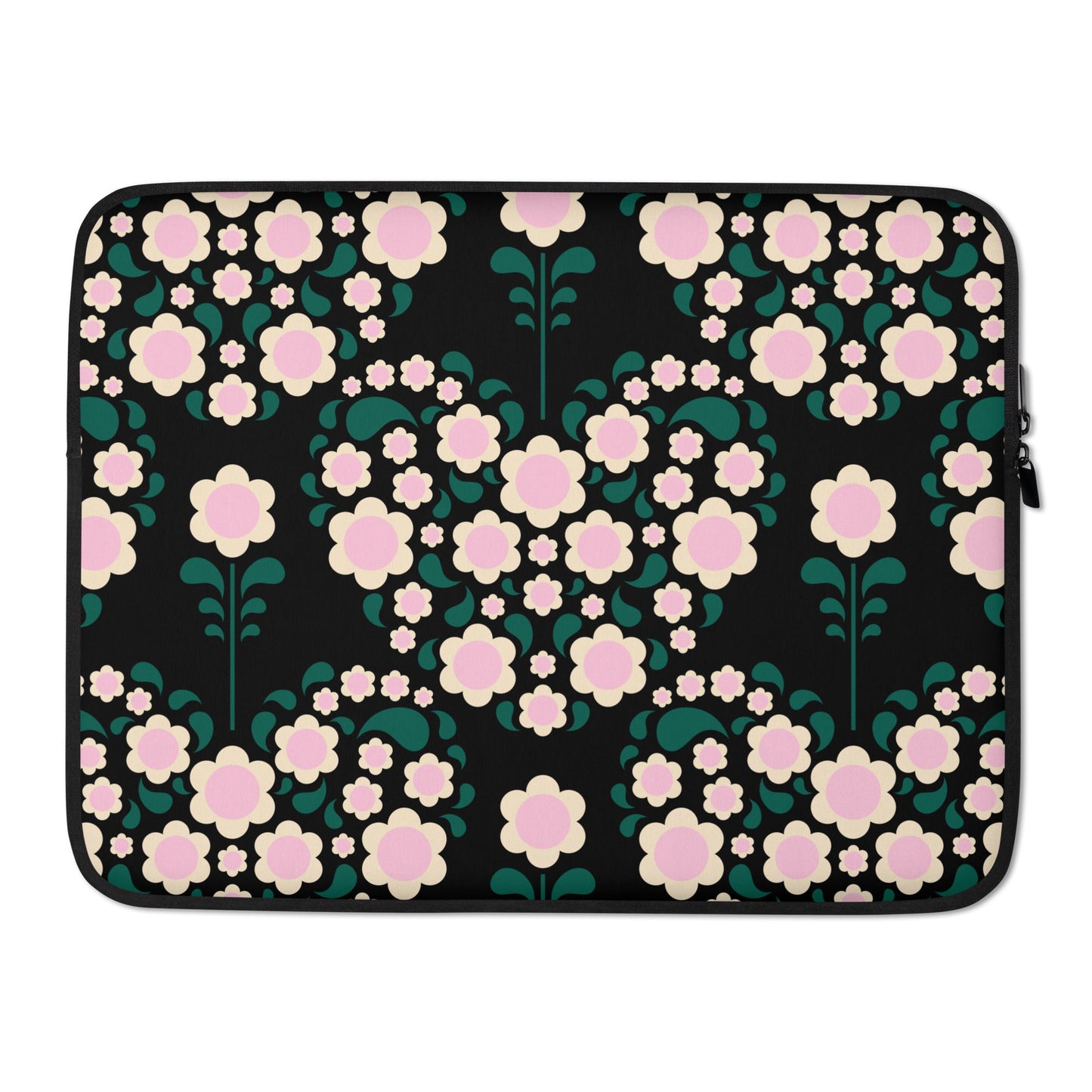 Laptop Sleeve - HEARTBEAT pink black - SHALMIAK