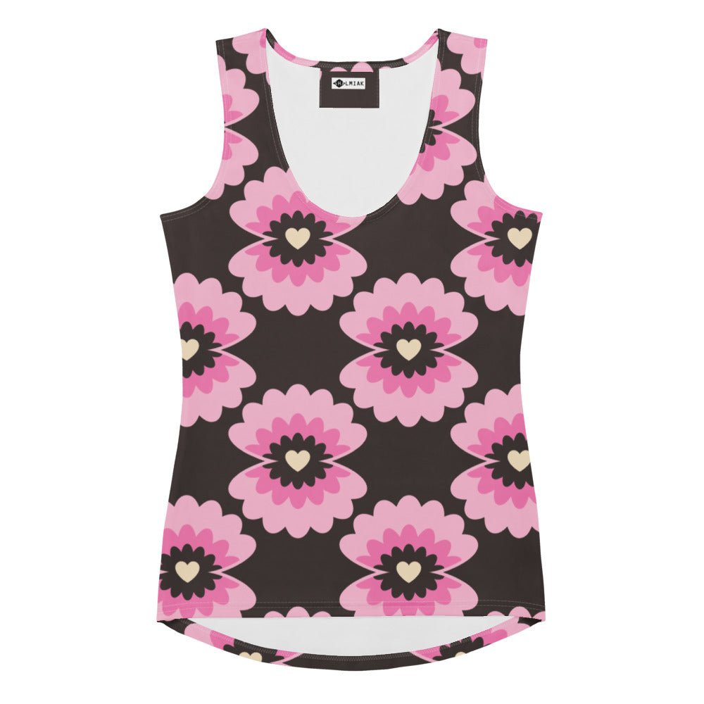 LOVE PEARL pink brown - Tank Top - SHALMIAK