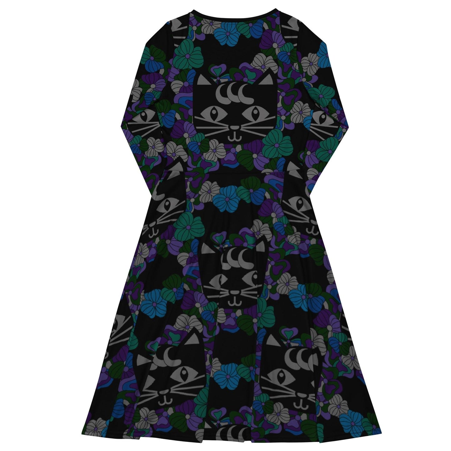 MAGICAT mystic - Midi Dress With Pockets - SHALMIAK