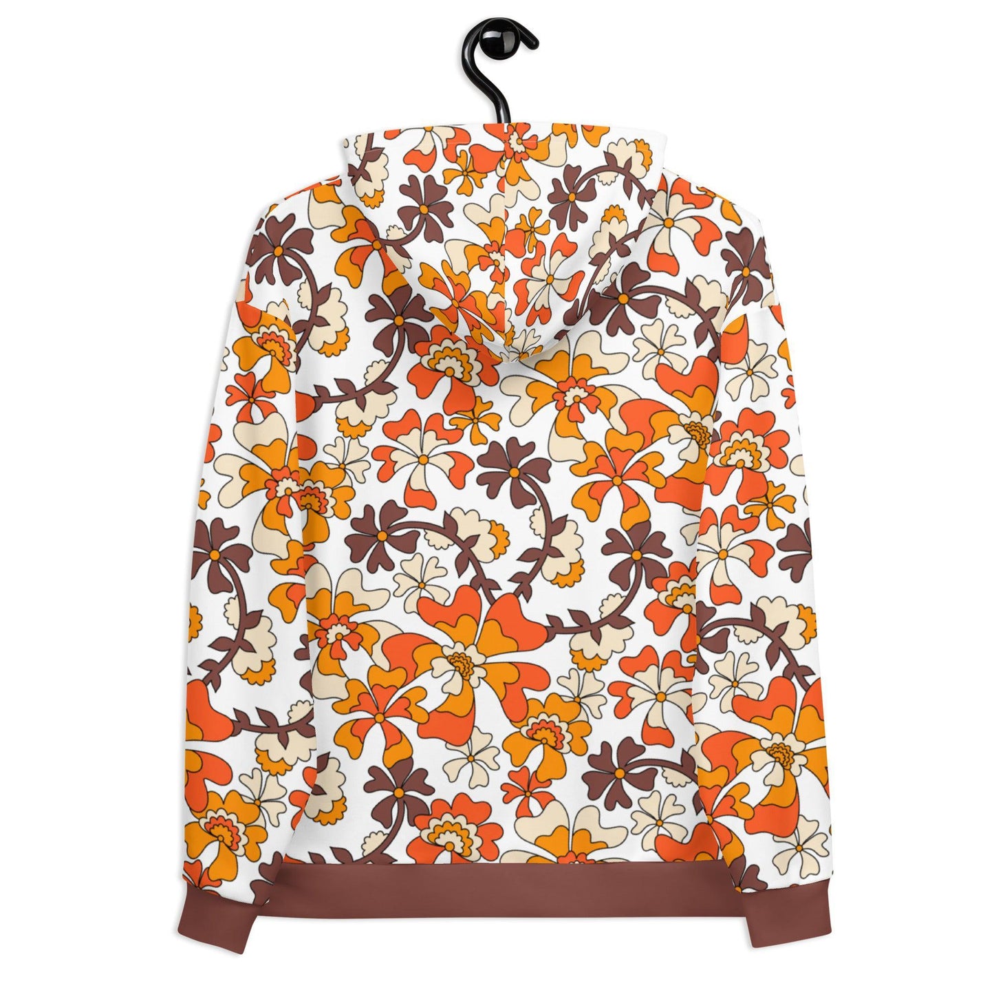 MISS PENNY orange white - Hoodie - SHALMIAK