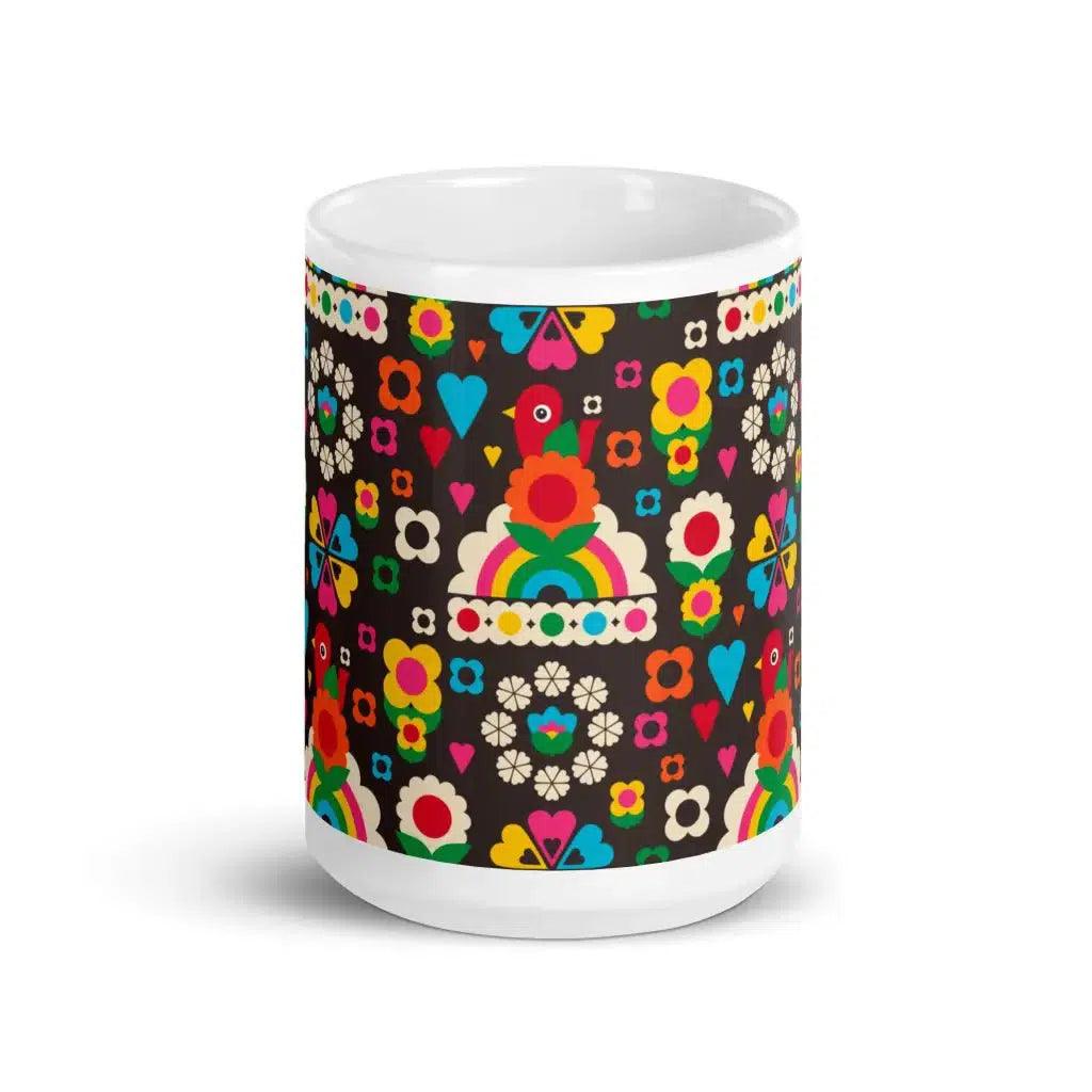 OLD BIRDIE brown - Mug - SHALMIAK