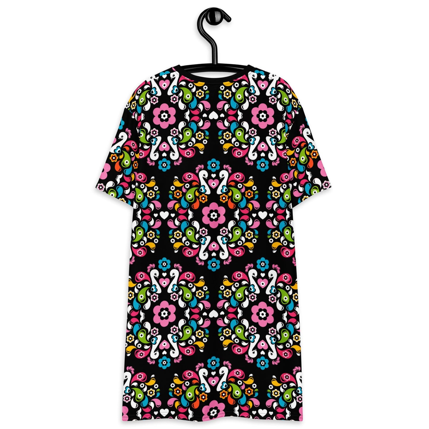 PEACOCK LOVE happy - T-Shirt Dress - SHALMIAK