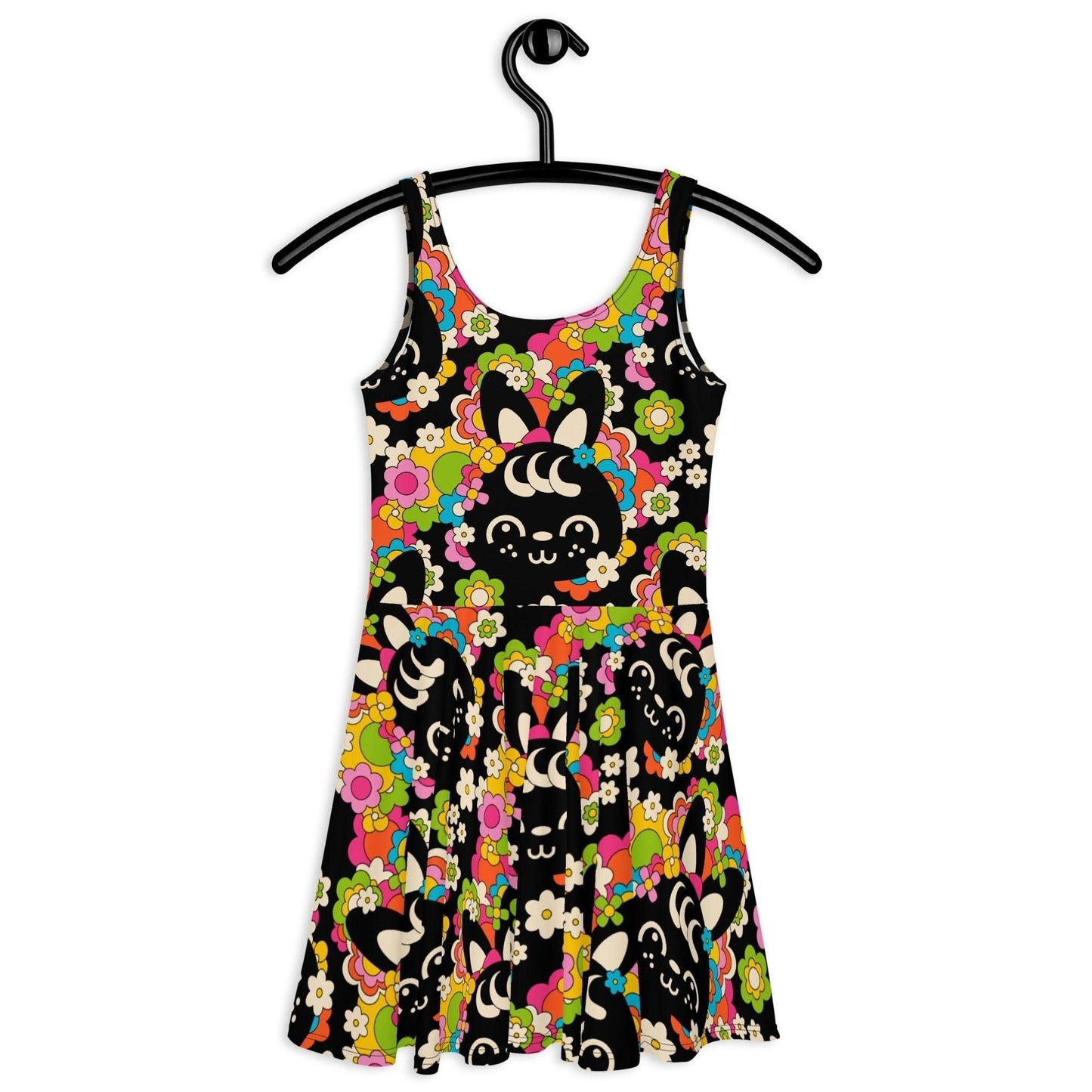 POPBUNNY black - Skater Dress - SHALMIAK