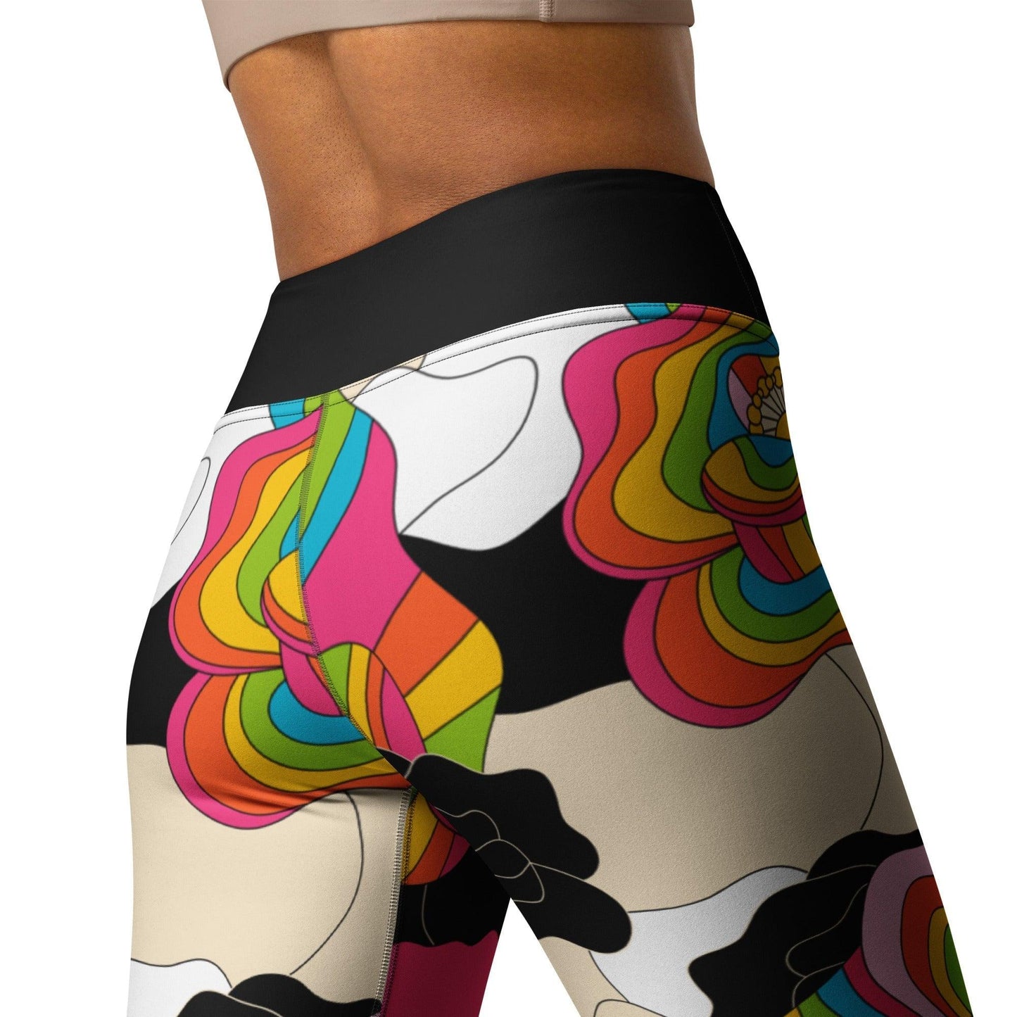 RAINBOW POPPY - 2 - Yoga Leggings - SHALMIAK