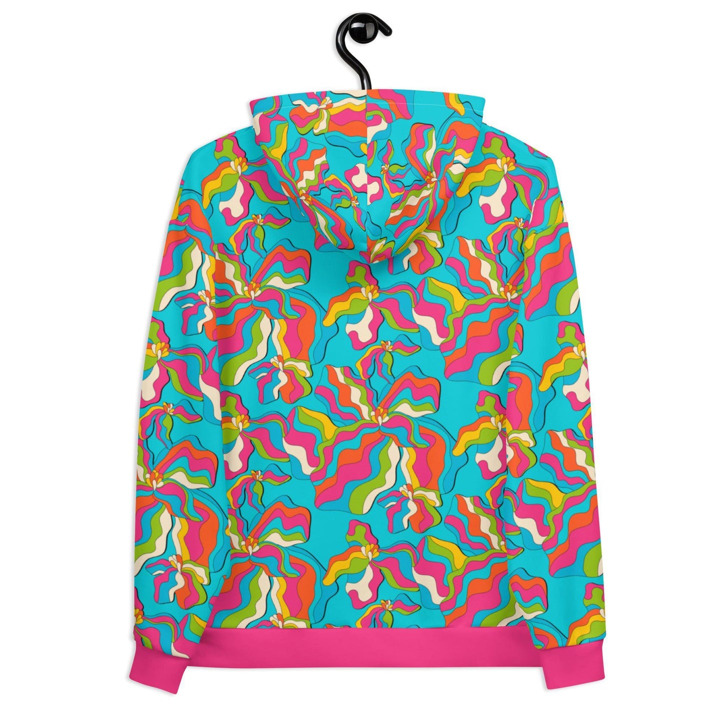 SASSY IRIS turquoise - Hoodie - SHALMIAK