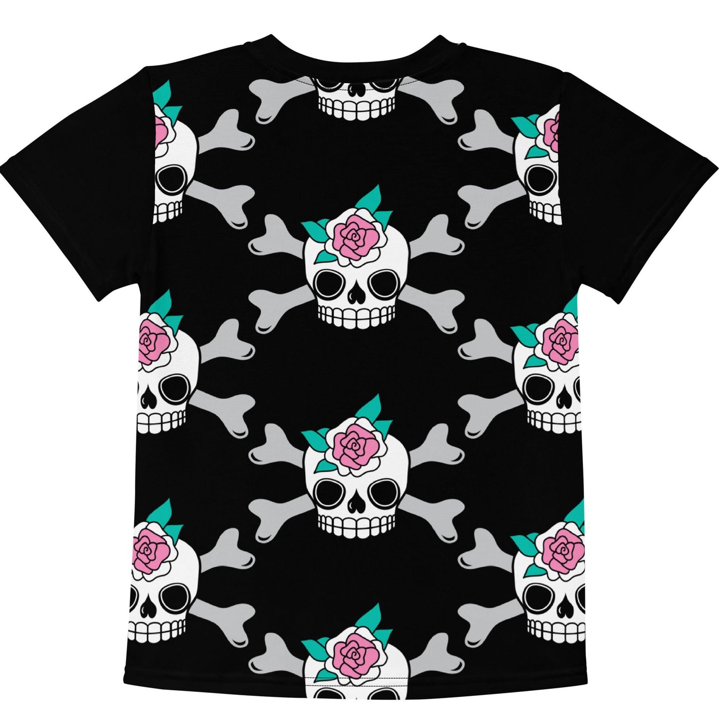 SKULLROSE black - Kids' T-Shirt - SHALMIAK