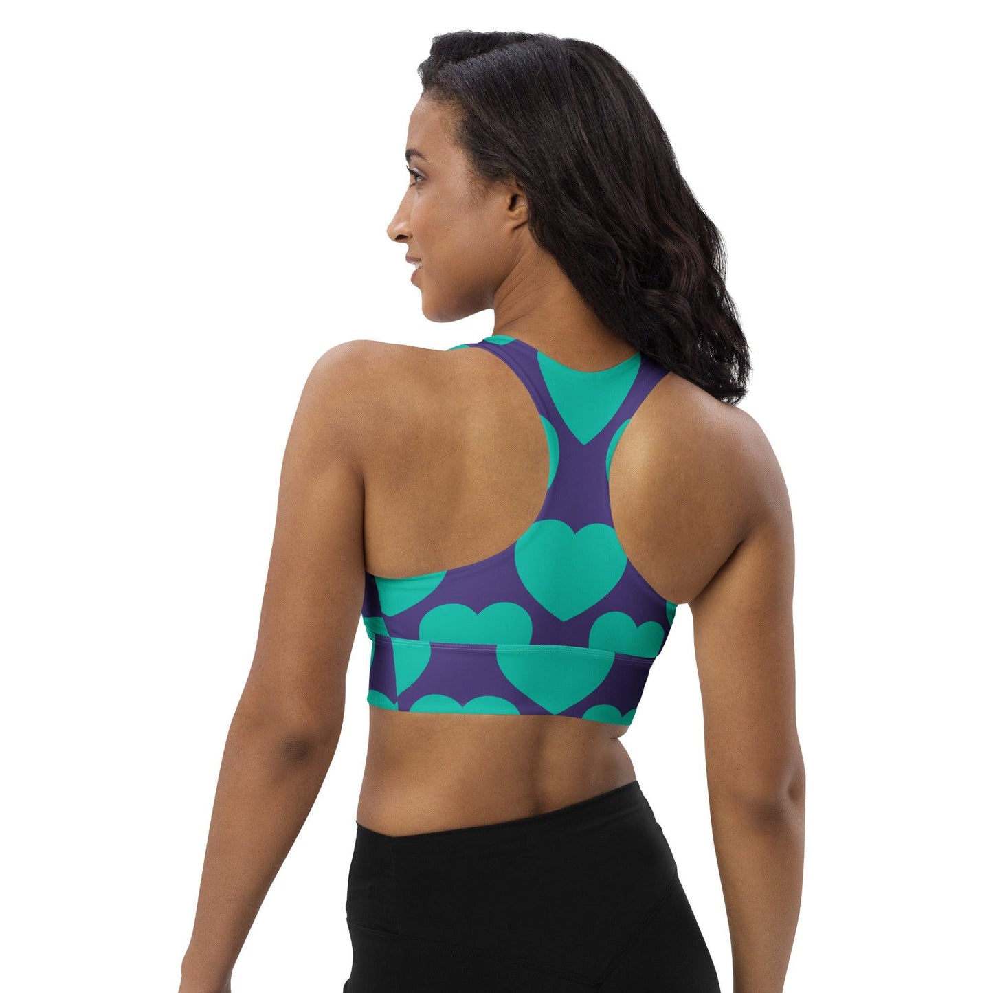 Sports Bra - ELLIE LOVE mint purple - SHALMIAK