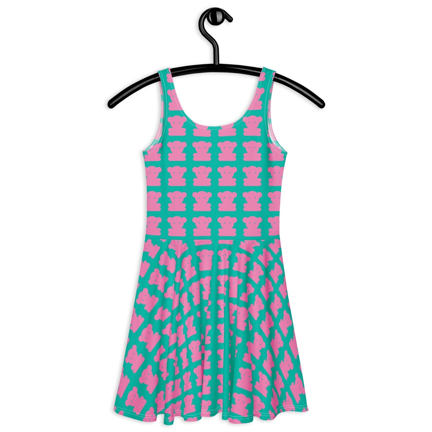SWEET TEDDY pink mint - Skater Dress - SHALMIAK