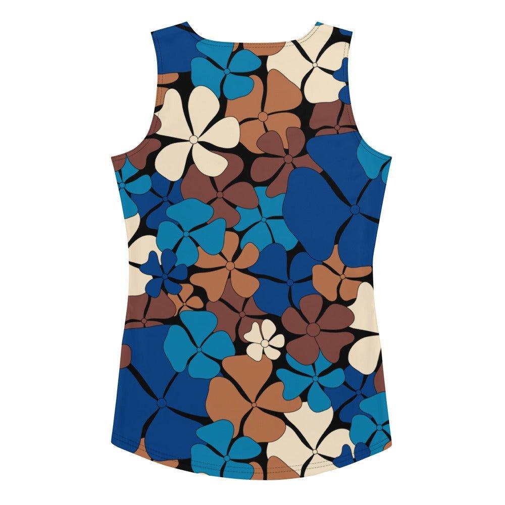 ADELIE blue brown - Tank Top - SHALMIAK