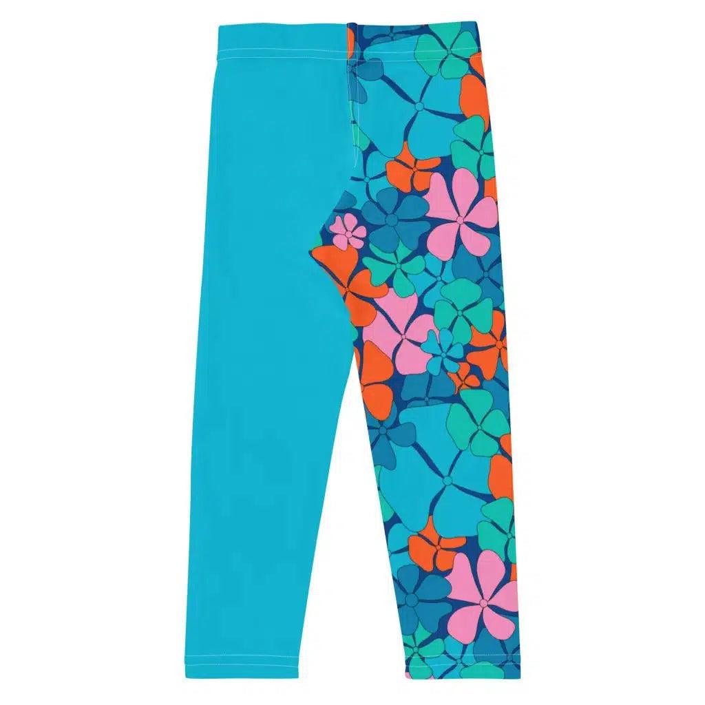 ADELIE orange blue - Kid's Leggings - SHALMIAK