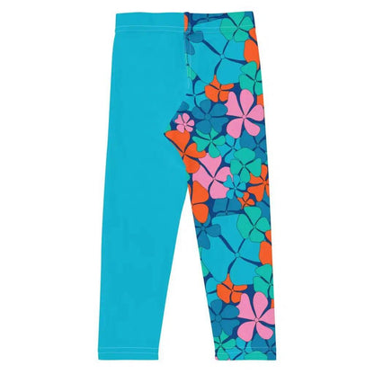 ADELIE orange blue - Kid's Leggings - SHALMIAK