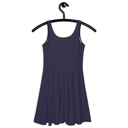 BASIC darkblue - Skater Dress - SHALMIAK