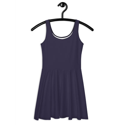 BASIC darkblue - Skater Dress - SHALMIAK