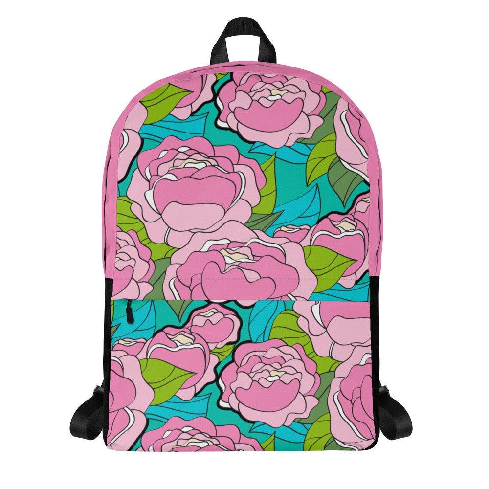 BE MY ONLY pink turquoise - Backpack - SHALMIAK