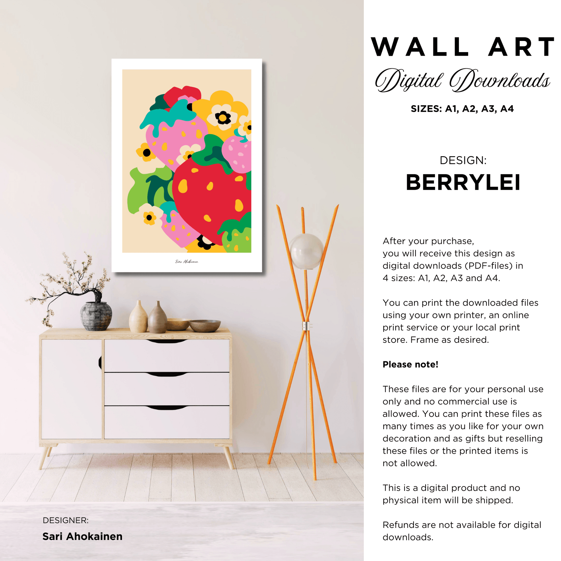 DIGITAL WALL ART - BERRYLEI - SHALMIAK