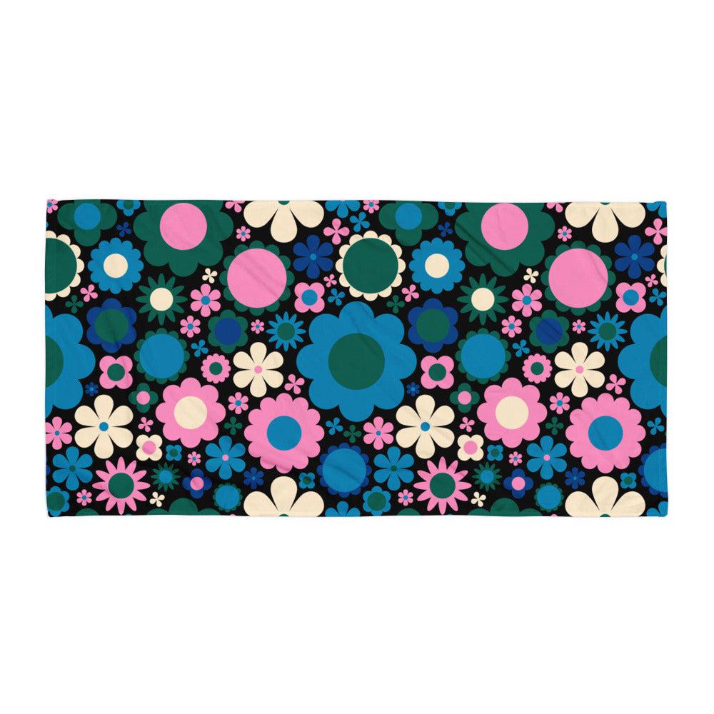 BLOOMPOP blue pink - Towel - SHALMIAK