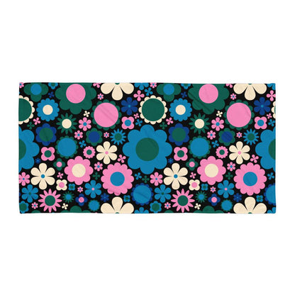 BLOOMPOP blue pink - Towel - SHALMIAK