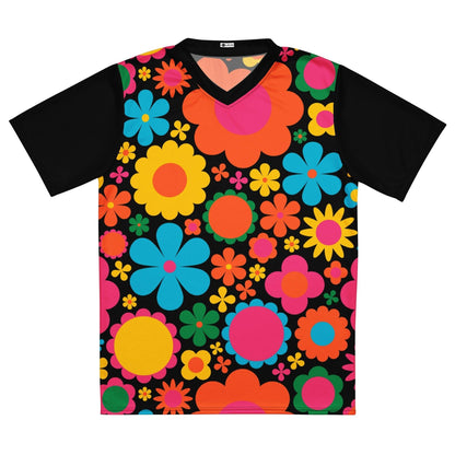 BLOOMPOP happy - Recycled unisex sports jersey - SHALMIAK