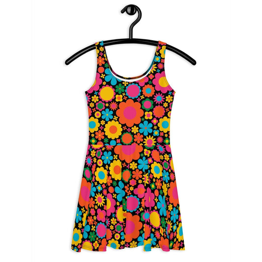 BLOOMPOP happy - Sleeveless Skater Dress - SHALMIAK