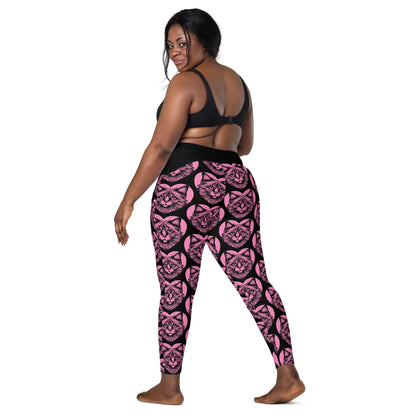 CAT BREED LEGGINGS with pockets - BALINESE - HERTTAHOUND - pink - SHALMIAK