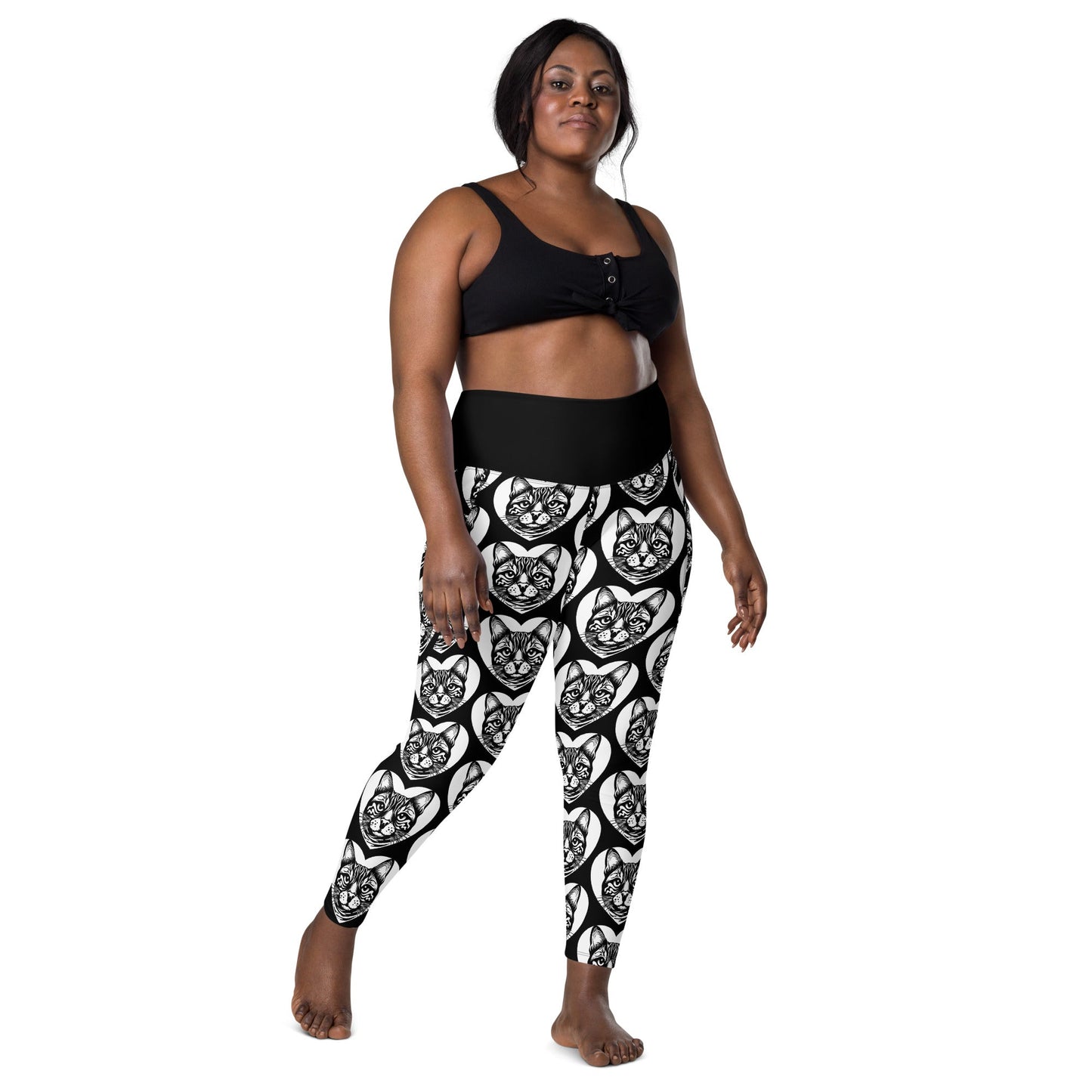 CAT BREED LEGGINGS with pockets - BENGAL - HERTTAHOUND - SHALMIAK