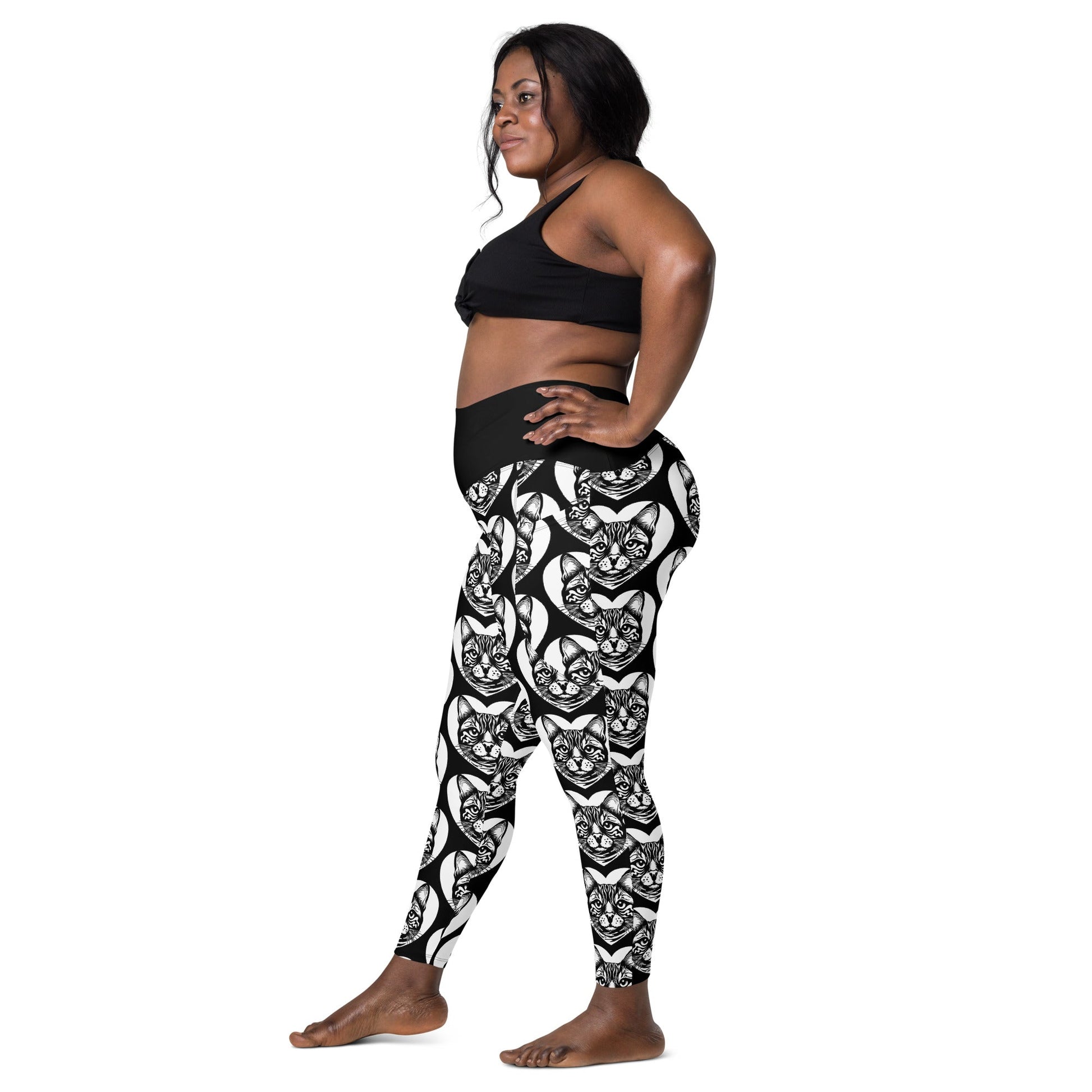 CAT BREED LEGGINGS with pockets - BENGAL - HERTTAHOUND - SHALMIAK