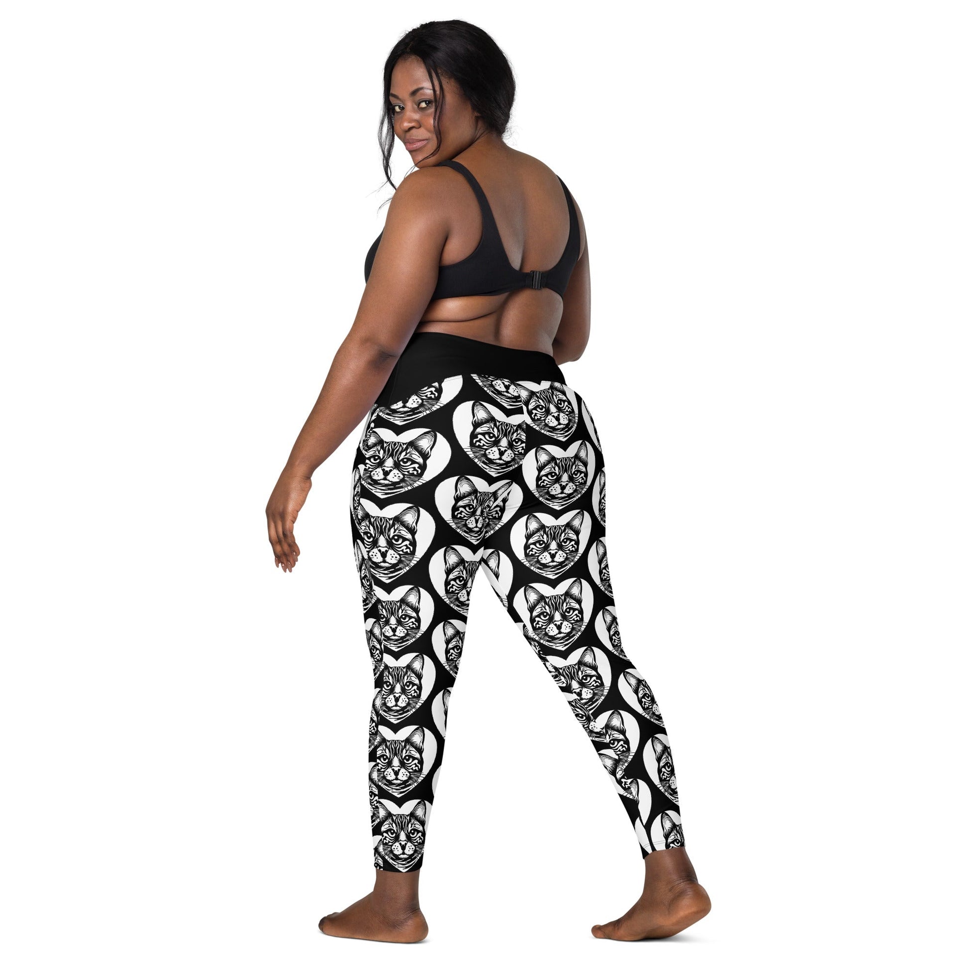 CAT BREED LEGGINGS with pockets - BENGAL - HERTTAHOUND - SHALMIAK