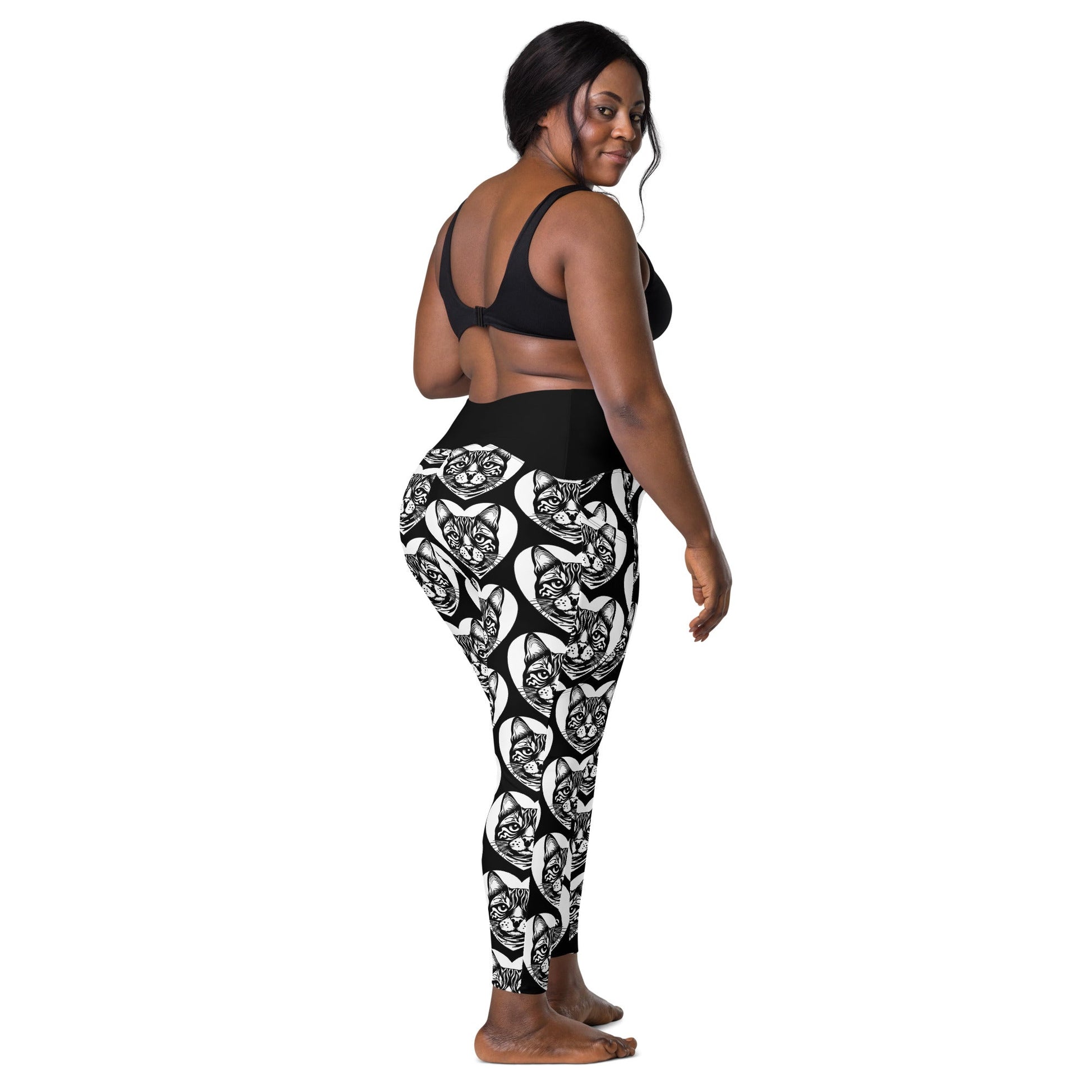 CAT BREED LEGGINGS with pockets - BENGAL - HERTTAHOUND - SHALMIAK