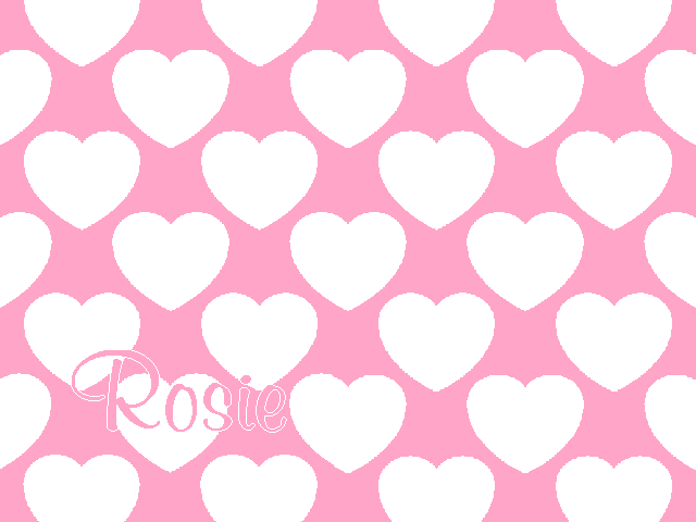 Personalized knitted blanket with hearts Light pink - Horizontal