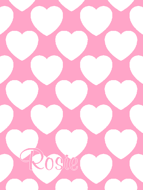 Personalized knitted blanket with hearts Light pink - Vertical