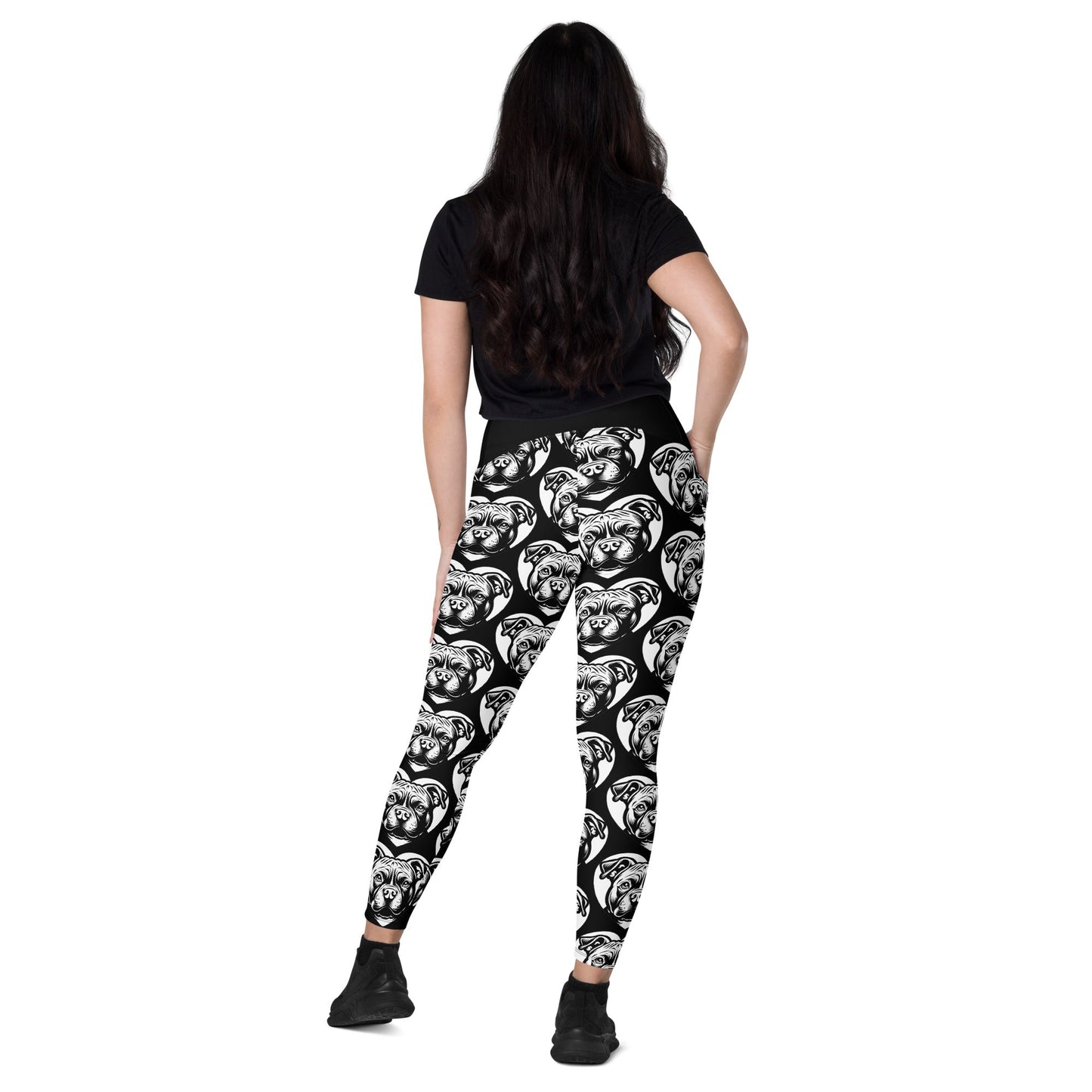 DOG BREED LEGGINGS with pockets - AMERICAN BULLY POCKET - HERTTAHOUND - SHALMIAK