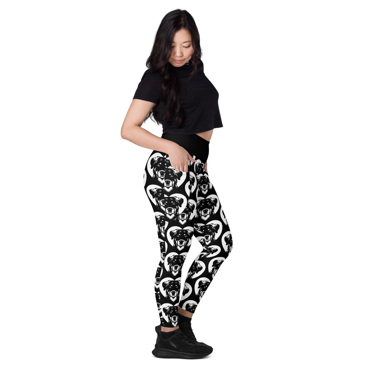 DOG BREED LEGGINGS with pockets - BEAUCERON - HERTTAHOUND - SHALMIAK