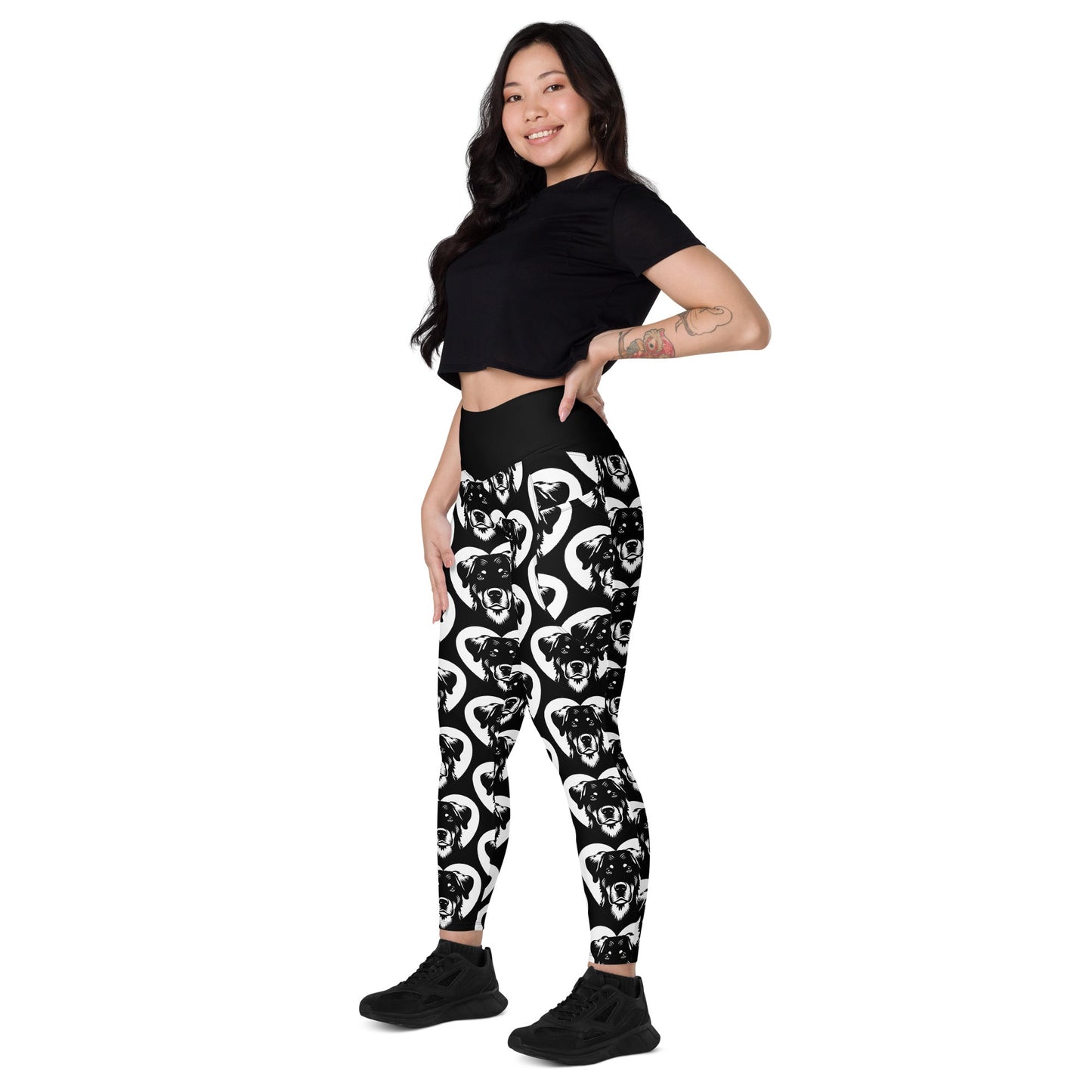 DOG BREED LEGGINGS with pockets - BEAUCERON - HERTTAHOUND - SHALMIAK