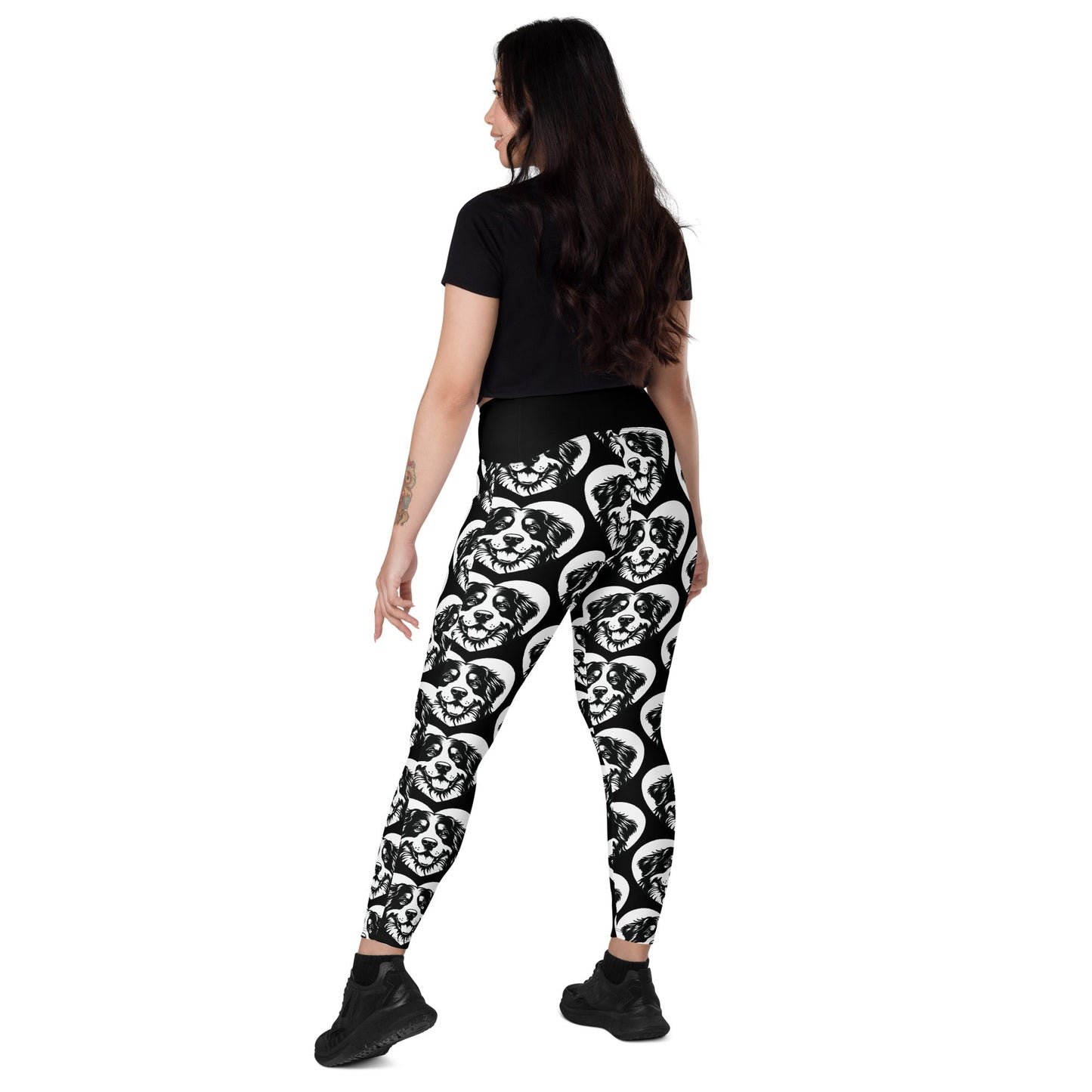 DOG BREED LEGGINGS with pockets - BERNESE MOUNTAIN DOG - HERTTAHOUND - SHALMIAK