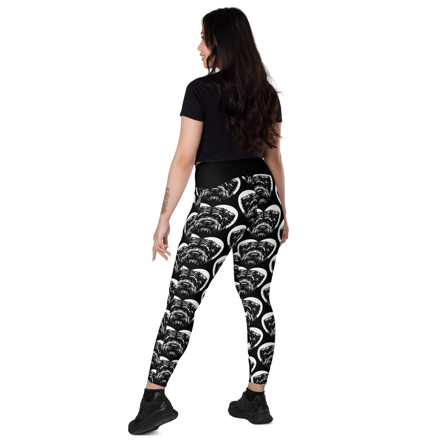 DOG BREED LEGGINGS with pockets - BOUVIER DES FLANDRES - HERTTAHOUND - SHALMIAK