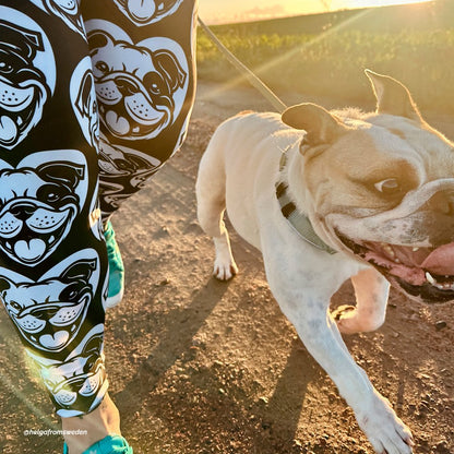 DOG BREED LEGGINGS with pockets - BULLDOG ENGLISH BOSTON - HERTTAHOUND - SHALMIAK