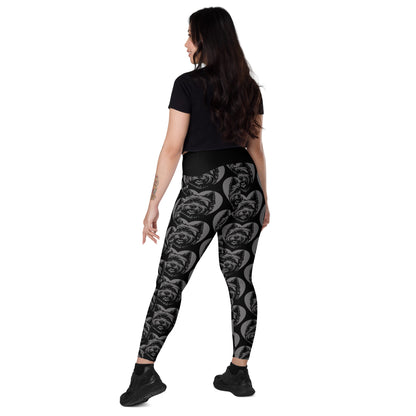 DOG BREED LEGGINGS with pockets - CAIRN TERRIER - HERTTAHOUND - grey - SHALMIAK