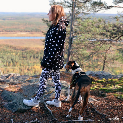 DOG BREED LEGGINGS with pockets - FINNISH HOUND - HERTTAHOUND - SHALMIAK