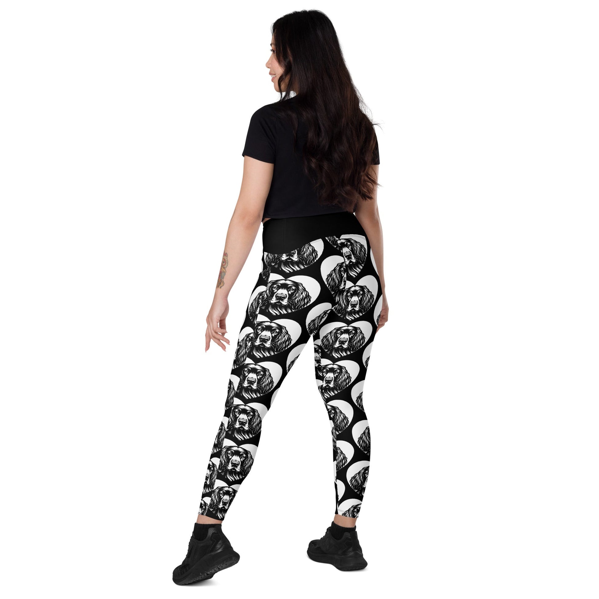 DOG BREED LEGGINGS with pockets - GORDON SETTER - HERTTAHOUND - SHALMIAK