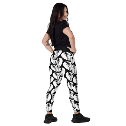 DOG BREED LEGGINGS with pockets - IBIZAN HOUND 2 - HERTTAHOUND - SHALMIAK