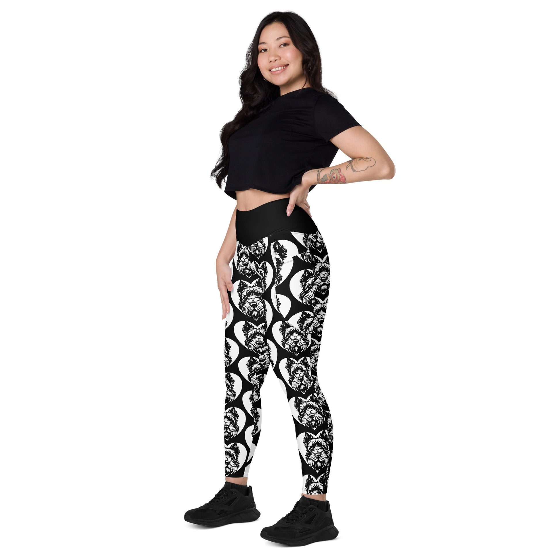 DOG BREED LEGGINGS with pockets - SCOTTISH TERRIER - HERTTAHOUND - SHALMIAK