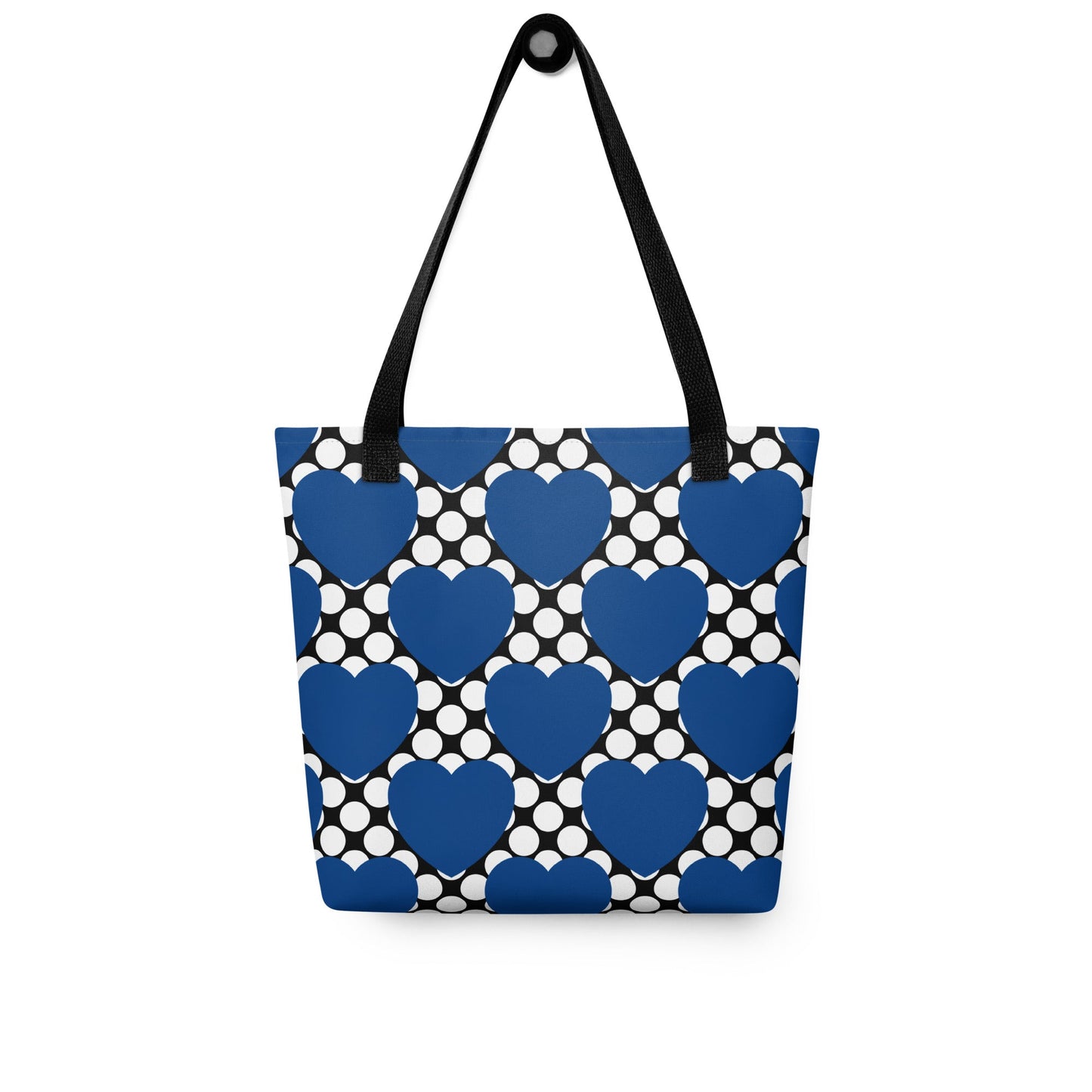 ELLIE LOVE DOT blue black - Tote bag - SHALMIAK